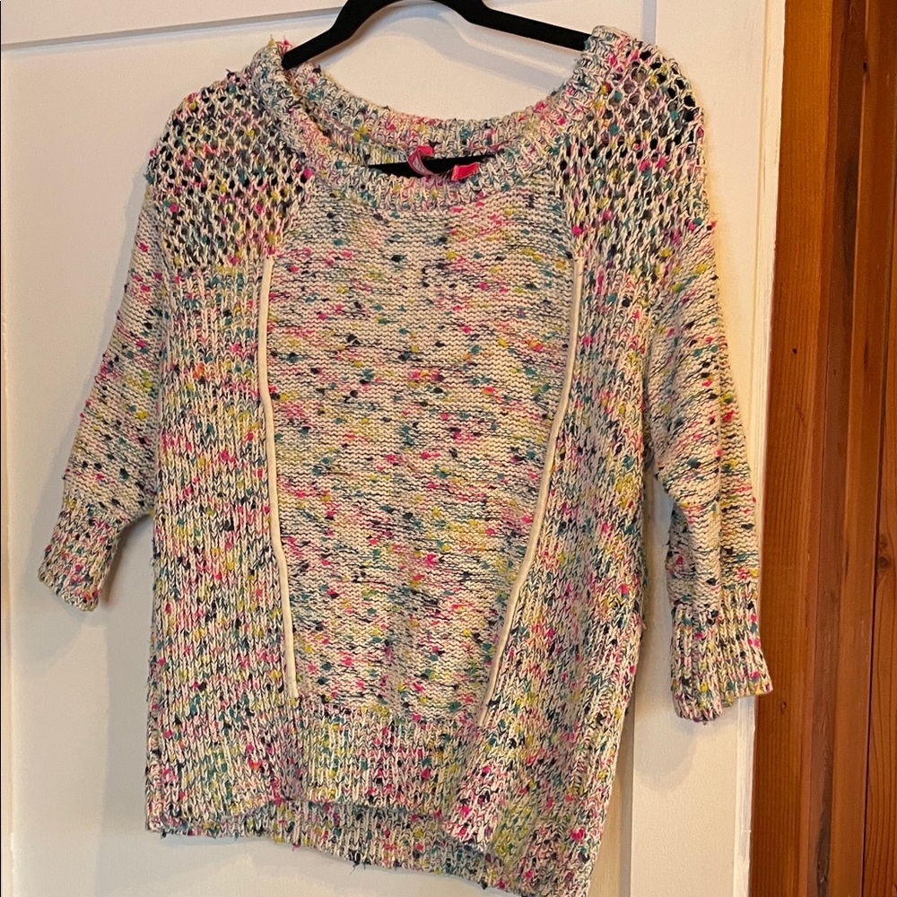Tracy Reese Colorful Knit Crew Neck Sweater